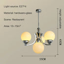 GobekUsa Glass Ball Chandelier for Modern Room Decor