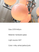 GobekUsa Glass Ball Chandelier for Modern Room Decor