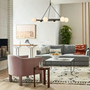 GobekUsa Glass Ball Chandelier LED Hanging Lamp Modern Nordic Style Pendant Light