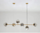 GobekUsa Glass Ball Chandelier LED Pendant Light for Modern Kitchen, Bar, and Loft