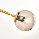 GobekUsa Glass Ball Chandelier LED Pendant Light for Modern Kitchen, Bar, and Loft