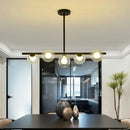 GobekUsa Glass Ball Chandelier - Modern LED Pendant Lamp for Home Decor