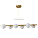 GobekUsa Glass Ball Chandelier - Modern LED Pendant Lamp for Home Decor