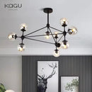GobekUsa Glass Ball Chandelier Modern Minimalist Decor Lighting