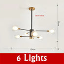 GobekUsa Glass Ball Chandelier Modern Spotlight Pendant Lamp Lighting