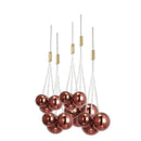 GobekUsa Glass Ball Chandelier - Nordic Modern Designer LED Pendant Lights for Home Decor