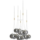 GobekUsa Glass Ball Chandelier - Nordic Modern Designer LED Pendant Lights for Home Decor