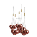 GobekUsa Glass Ball Chandelier - Nordic Modern Designer LED Pendant Lights for Home Decor