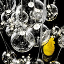 GobekUsa Glass Ball Chandelier - Nordic Modern Designer LED Pendant Lights for Home Decor