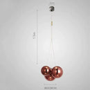 GobekUsa Glass Ball Chandelier - Nordic Modern Designer LED Pendant Lights for Home Decor