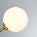 GobekUsa Glass Brass Chandelier: Nordic Modern Pendant Lights for Home, Living Room, Bedroom, Restaurant