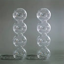 Clear glass bubble hydroponic vase wedding and living room decor by Decorbites