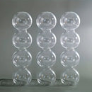 Clear glass bubble hydroponic vase wedding and living room decor by Decorbites