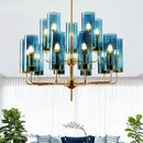 GobekUsa Glass Chandelier: Luxury Nordic LED Hanging Lamp for Living Room, Dining Room, Bedroom
