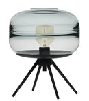 GobekUsa Glass & Metal Nordic Sofa Desk Lamp for Postmodern Bedroom & Living Room