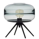 GobekUsa Glass & Metal Nordic Sofa Desk Lamp for Postmodern Bedroom & Living Room