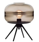 GobekUsa Glass & Metal Nordic Sofa Desk Lamp for Postmodern Bedroom & Living Room