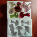 GobekUsa Glass Mushroom Hydroponic Planter for Home & Garden