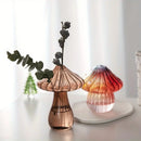 GobekUsa Glass Mushroom Hydroponic Planter for Home & Garden