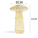 GobekUsa Glass Mushroom Hydroponic Planter for Home & Garden