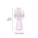 GobekUsa Glass Mushroom Hydroponic Planter for Home & Garden