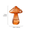 GobekUsa Glass Mushroom Hydroponic Planter for Home & Garden