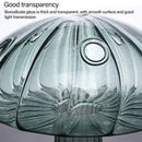 GobekUsa Glass Mushroom-Shaped Vase for Home Decor