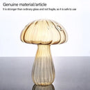 GobekUsa Glass Mushroom-Shaped Vase for Home Decor