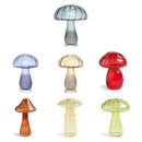 GobekUsa Glass Mushroom-Shaped Vase for Home Decor