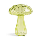 GobekUsa Glass Mushroom-Shaped Vase for Home Decor