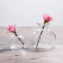 GobekUsa Glass Pomegranate Flower Vase Home Decor