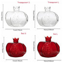 GobekUsa Glass Pomegranate Flower Vase Home Decor