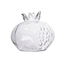 GobekUsa Glass Pomegranate Flower Vase Home Decor