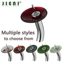GobekUsa Glass Rocker Handle Basin Faucet, Waterfall Mixer Taps, Chrome Finish