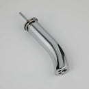 GobekUsa Glass Rocker Handle Basin Faucet, Waterfall Mixer Taps, Chrome Finish