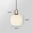 GobekUsa Glass Stripe LED Pendant Lights for Stylish Indoor Home Decor