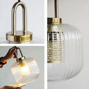 GobekUsa Glass Stripe LED Pendant Lights for Stylish Indoor Home Decor