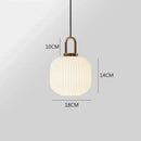 GobekUsa Glass Stripe LED Pendant Lights for Stylish Indoor Home Decor