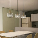 GobekUsa Glass Stripe LED Pendant Lights for Stylish Indoor Home Decor