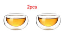 Modern clear glass tea pot set kitchen brewing kit by Decorbites