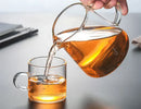 Modern clear glass tea pot set kitchen brewing kit by Decorbites