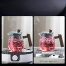 Heat resistant glass tea pot with wooden handle kitchen set by Decorbites