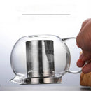 Modern glass teapot with stainless steel infuser kitchen tea kettle by Decorbites