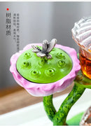 GobekUsa Glass Teapot & Lazy Tea Infuser - Home & Office Tea Set