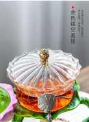 GobekUsa Glass Teapot & Lazy Tea Infuser - Home & Office Tea Set