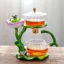 GobekUsa Glass Teapot & Lazy Tea Infuser - Home & Office Tea Set