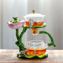GobekUsa Glass Teapot & Lazy Tea Infuser - Home & Office Tea Set