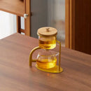 GobekUsa Glass Teapot Set, Magnetic Diversion, Lazy Kungfu, Rotating Spin, Drinking Experience