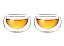 Modern heat resistant glass teapot set with infuser for kitchen tea by Decorbites