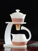GobekUsa Glass Teapot with Magnetic Drip Pot and Base